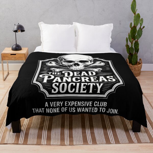 Item preview, Dead Pancreas Society Shirt Skull Funny Diabetes Awareness designed and sold by LynneMarisa.