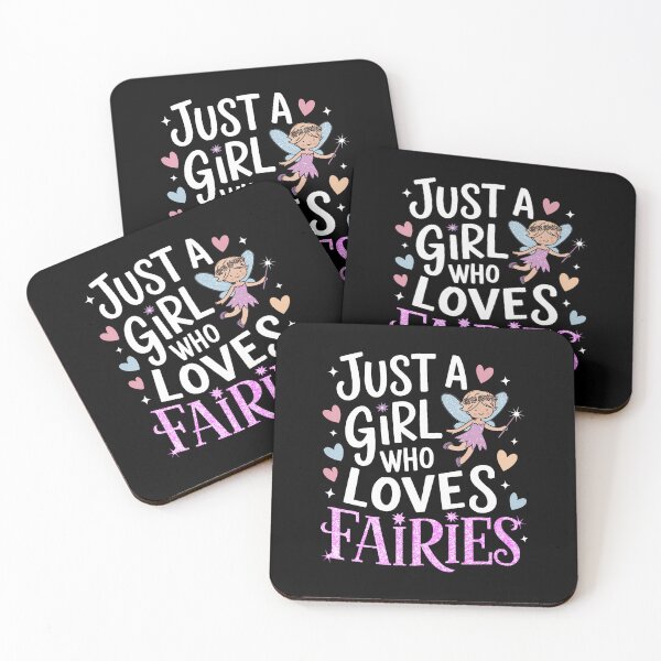 Item preview, Just A Girl Who Loves Fairies Cute Fairies Lovers Kids Girls designed and sold by MarionCharleen.