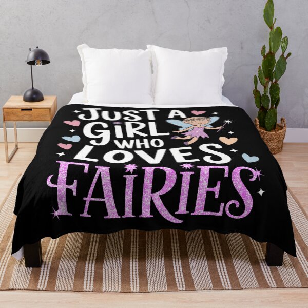 Item preview, Just A Girl Who Loves Fairies Cute Fairies Lovers Kids Girls designed and sold by MarionCharleen.