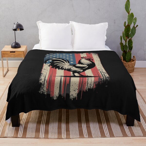 Item preview, Rooster Patriotic Chicken 4th Of July USA Flag designed and sold by procionartss.