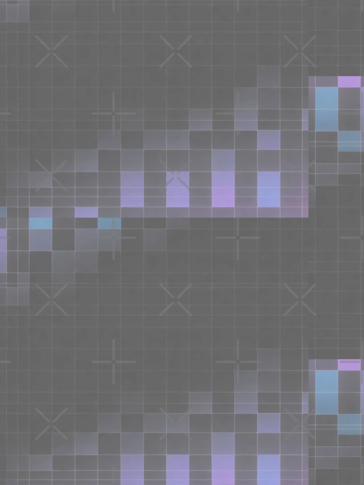 Thumbnail 4 of 4, iPhone Case, Pixel Grid Heatmap Abstract Data Visualization Design designed and sold by SplashTastic.