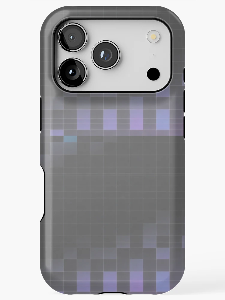 Thumbnail 1 of 4, iPhone Case, Pixel Grid Heatmap Abstract Data Visualization Design designed and sold by SplashTastic.
