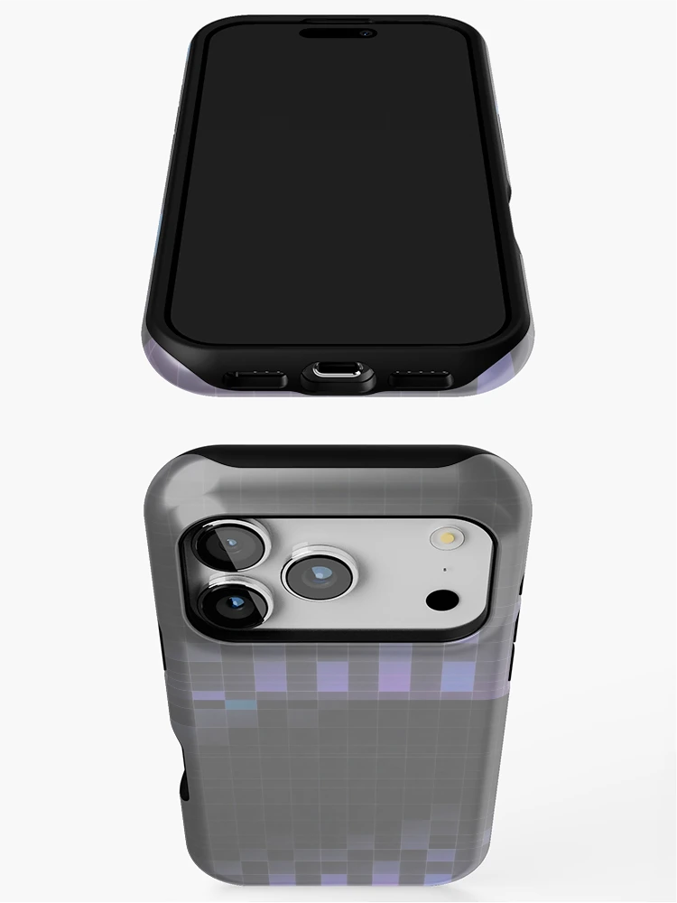 Thumbnail 3 of 4, iPhone Case, Pixel Grid Heatmap Abstract Data Visualization Design designed and sold by SplashTastic.