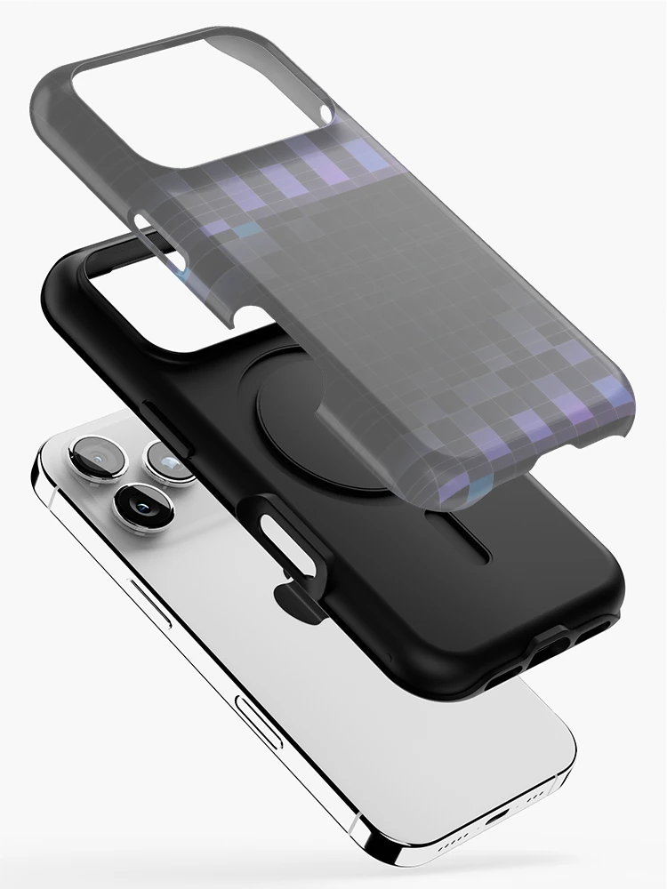 Thumbnail 2 of 4, iPhone Case, Pixel Grid Heatmap Abstract Data Visualization Design designed and sold by SplashTastic.