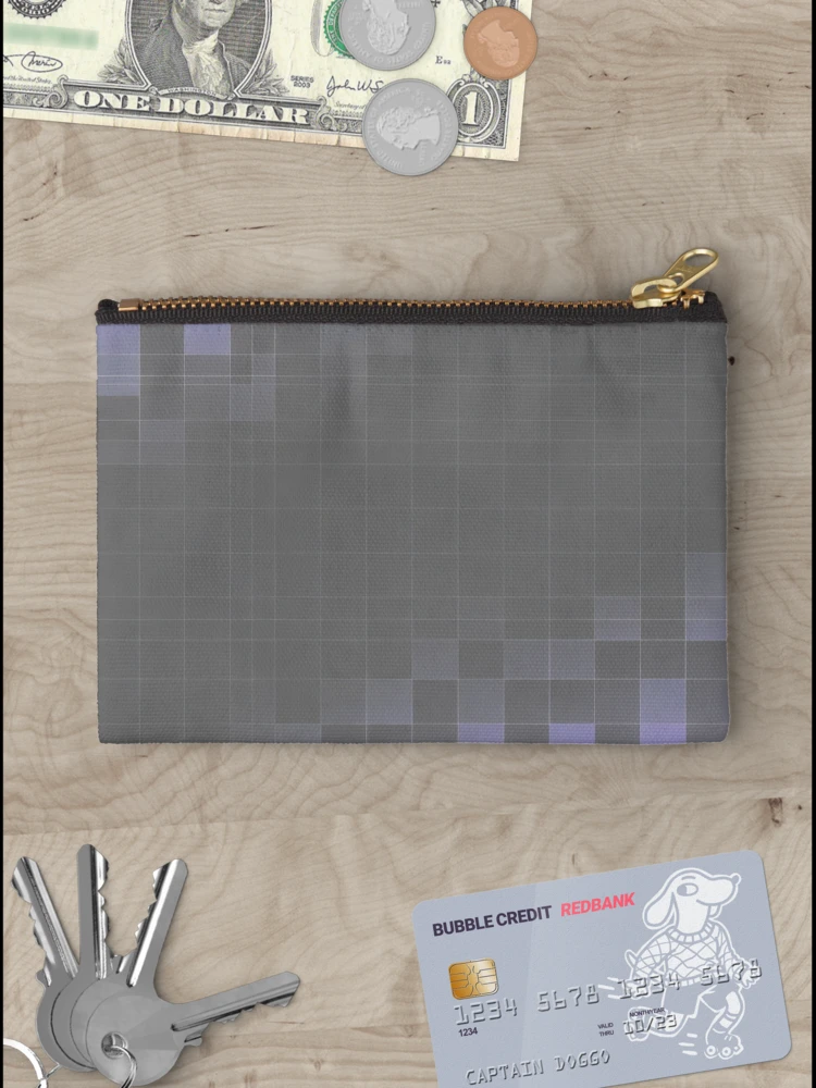 Thumbnail 3 of 4, Zipper Pouch, Pixel Grid Heatmap Abstract Data Visualization Design designed and sold by SplashTastic.