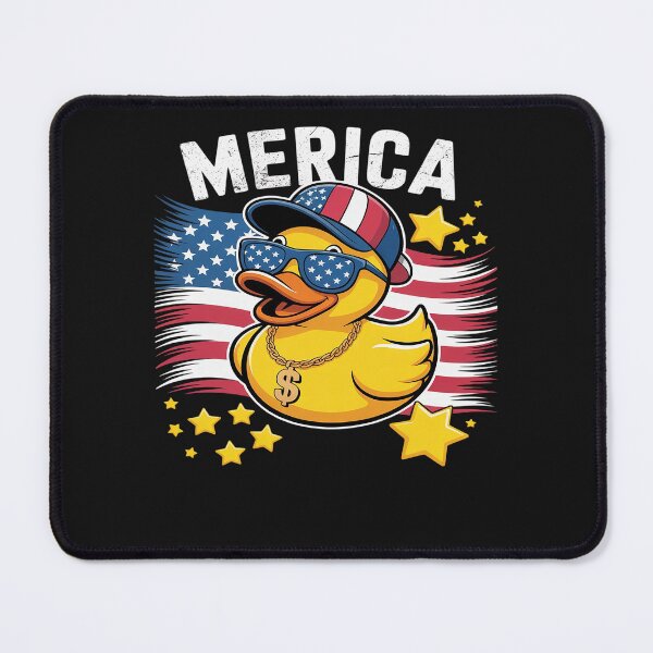 Item preview, Rubber Duck Vintage Merica Patriotic 4th of July USA Flag designed and sold by procionartss.