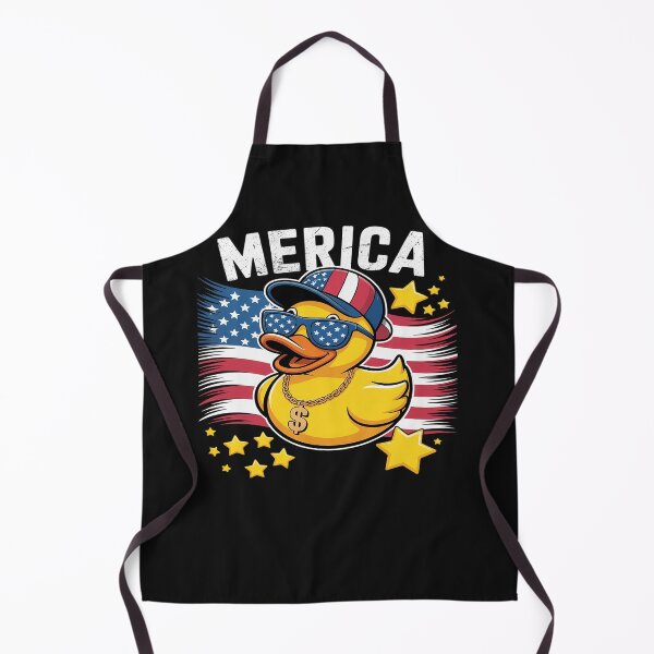Item preview, Rubber Duck Vintage Merica Patriotic 4th of July USA Flag designed and sold by procionartss.