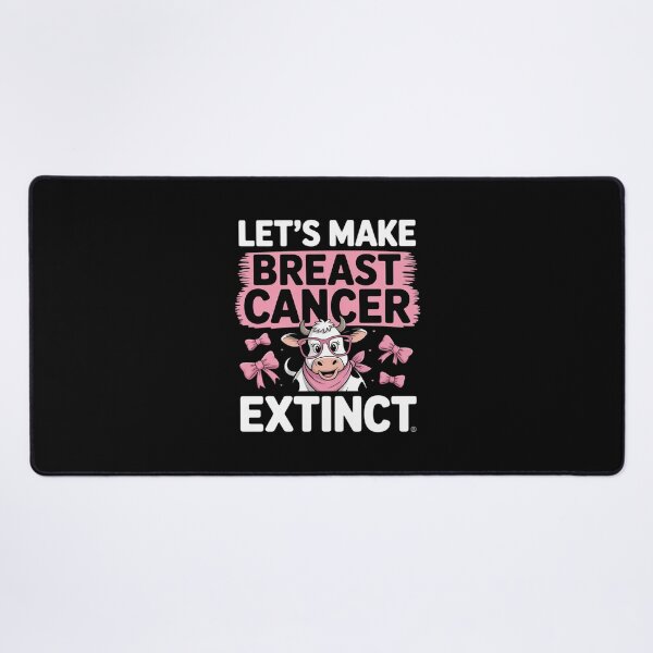 Item preview, Cow Pink Lets Make Breast Cancer Extinct Awareness designed and sold by HardcoreTour.