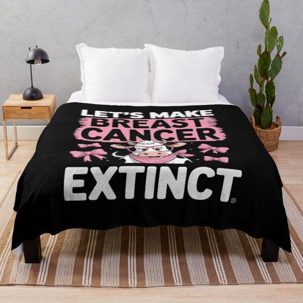 Item preview, Cow Pink Lets Make Breast Cancer Extinct Awareness designed and sold by HardcoreTour.