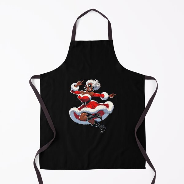 Item preview, African Santa Wife Dancing African American Christmas designed and sold by VivanLaurel.