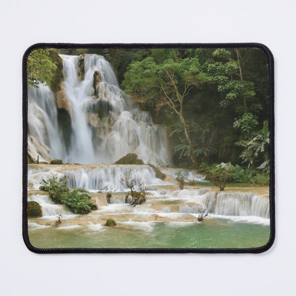 Item preview, Waterfall in Cataratas Kuang Si, Luangprabang, Laos designed and sold by Mauswohn.