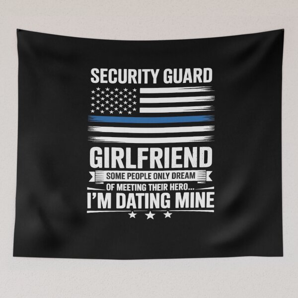 Item preview, Security Guard Girlfriend Custodian Fourth Of July USA Flag designed and sold by procionartss.