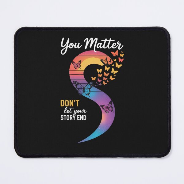 Item preview, Semicolon Mental Health Awareness Prevention designed and sold by procionartss.