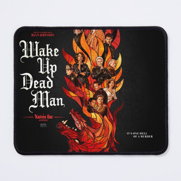 Item preview, Wake Up Dead Man - A Knives Out Mystery Poster designed and sold by MarionCerry.