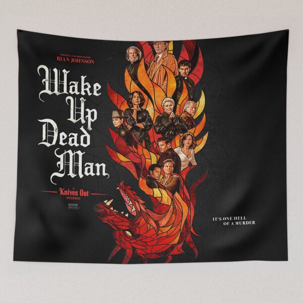 Item preview, Wake Up Dead Man - A Knives Out Mystery Poster designed and sold by MarionCerry.