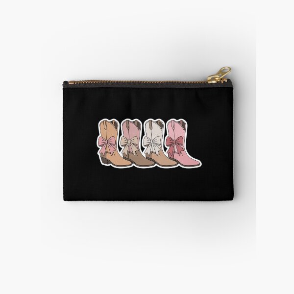 Item preview, Cowgirl Boots with Pink and White Bow Accents designed and sold by ToggleBet.