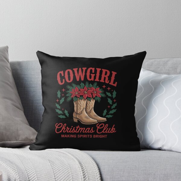 Item preview, Cowgirl Christmas Howdy Xmas Cowgirl Boots Flower Western designed and sold by ToggleBet.