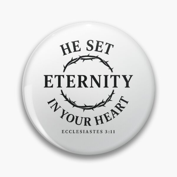 Item preview, He Set Eternity in Your Heart – Ecclesiastes 3:11 Vintage Christian Design designed and sold by astersgraphics.