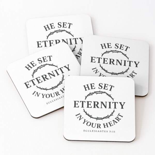 Item preview, He Set Eternity in Your Heart – Ecclesiastes 3:11 Vintage Christian Design designed and sold by astersgraphics.