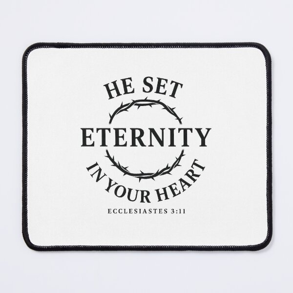 Item preview, He Set Eternity in Your Heart – Ecclesiastes 3:11 Vintage Christian Design designed and sold by astersgraphics.