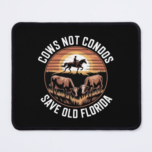 Item preview, Cows Not Condos Save Old Florida Cowboy Farm Funny designed and sold by ToggleBet.