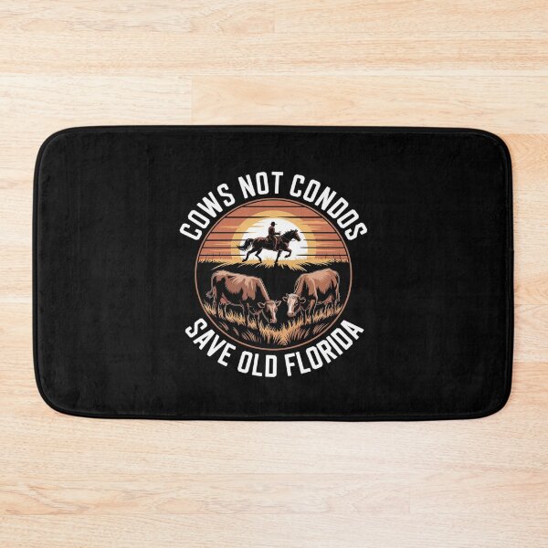 Item preview, Cows Not Condos Save Old Florida Cowboy Farm Funny designed and sold by ToggleBet.