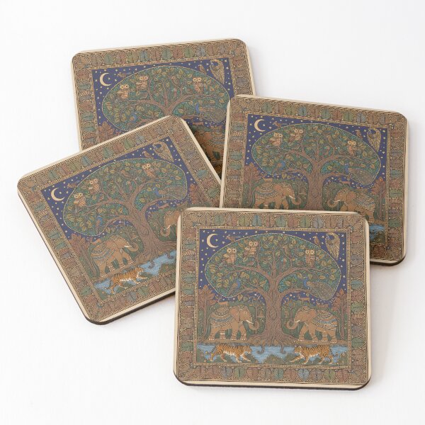 Item preview, “Moonlit Sanctuary Beneath the Sacred Tree” designed and sold by digisetumedia.