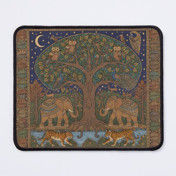 Item preview, “Moonlit Sanctuary Beneath the Sacred Tree” designed and sold by digisetumedia.