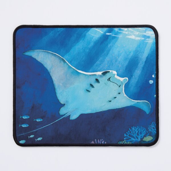 Item preview, large manta ray in the sea designed and sold by Mauswohn.