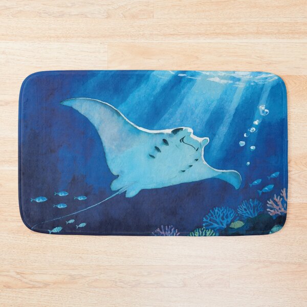 Item preview, large manta ray in the sea designed and sold by Mauswohn.