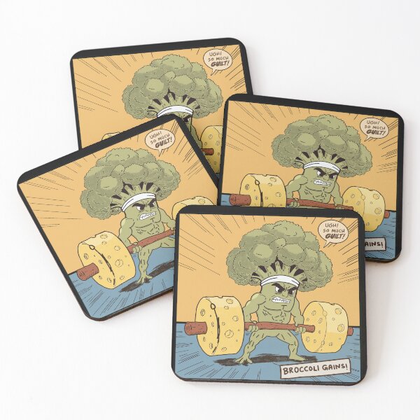 Item preview, Broccoli Gains – Funny Gym Food Humor Workout Design designed and sold by Popstudio85.