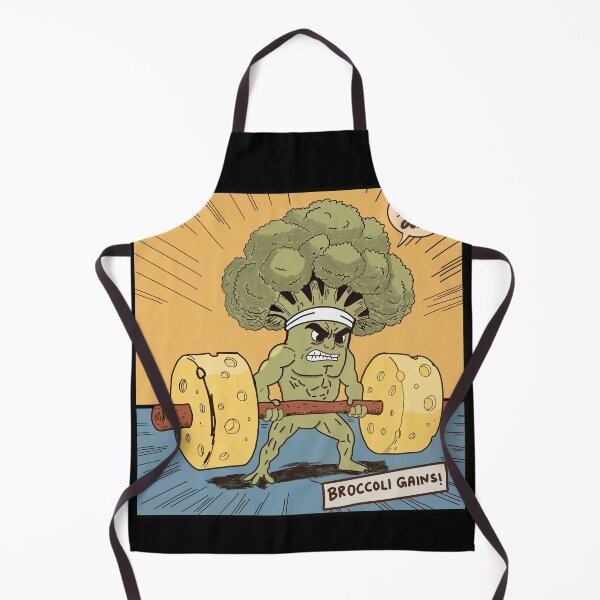 Item preview, Broccoli Gains – Funny Gym Food Humor Workout Design designed and sold by Popstudio85.