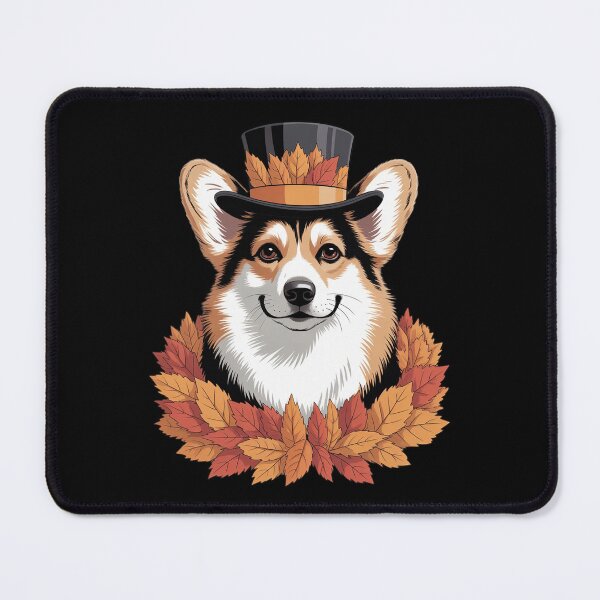 Item preview, Cozy Autumn Fall Vibes Dog Lover Falling Leaves Cute Corgi designed and sold by ToggleBet.