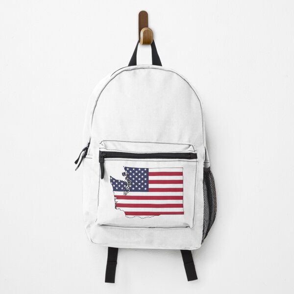 Item preview, Washington Stars & Stripes State Silhouette – Distressed Americana designed and sold by Paper Drip.