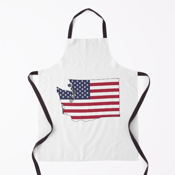 Item preview, Washington Stars & Stripes State Silhouette – Distressed Americana designed and sold by Paper Drip.