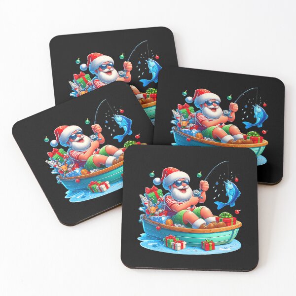 Item preview, Funny Santa Claus Fishing Christmas In July Beach Boy Kids designed and sold by JosephineSarah.