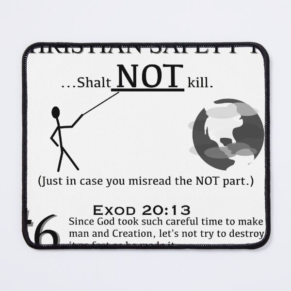 Item preview, Christian Safety Tip #6 : Exod 20:13 designed and sold by LoGoss-Official.