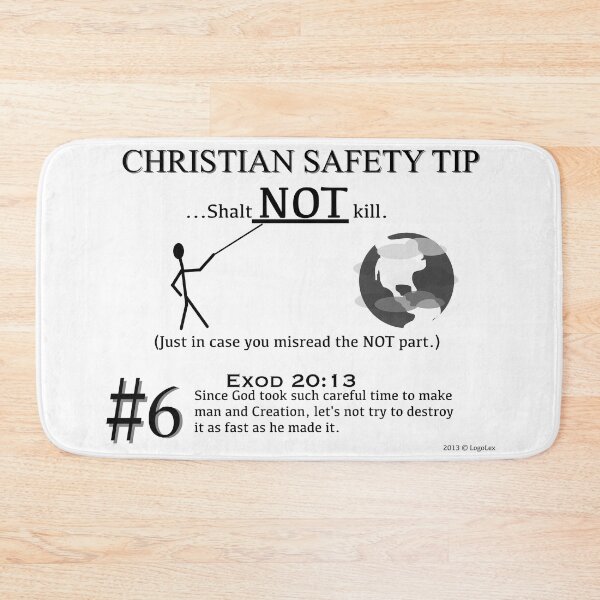 Item preview, Christian Safety Tip #6 : Exod 20:13 designed and sold by LoGoss-Official.