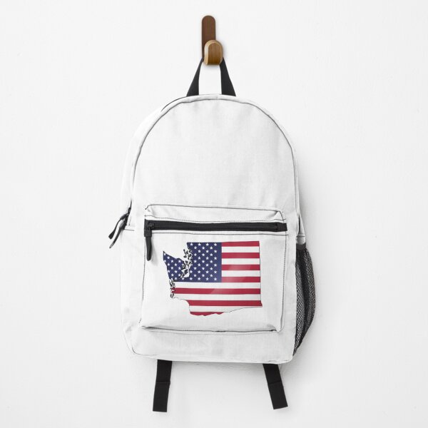 Item preview, Washington Stars & Stripes State Silhouette – Distressed Americana designed and sold by Paper Drip.