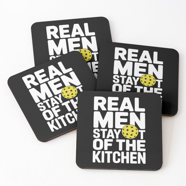 Item preview, Real Men Stay Out Of The Kitchen Pickleball Paddleball  designed and sold by CombatTask.