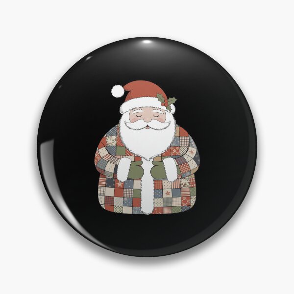 Item preview, Cozy Patchwork Santa Claus designed and sold by ToggleBet.