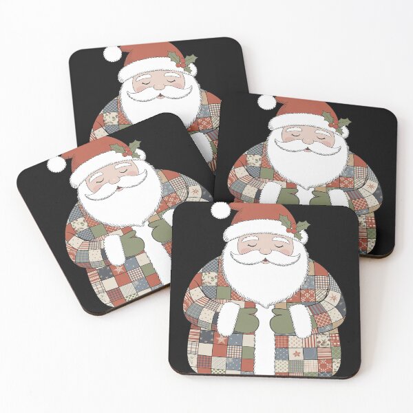 Item preview, Cozy Patchwork Santa Claus designed and sold by ToggleBet.