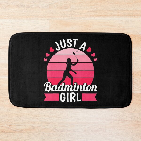 Item preview, Badminton Shuttlecock Racket - Racquet Just A Badminton Girl designed and sold by JosephineSarah.