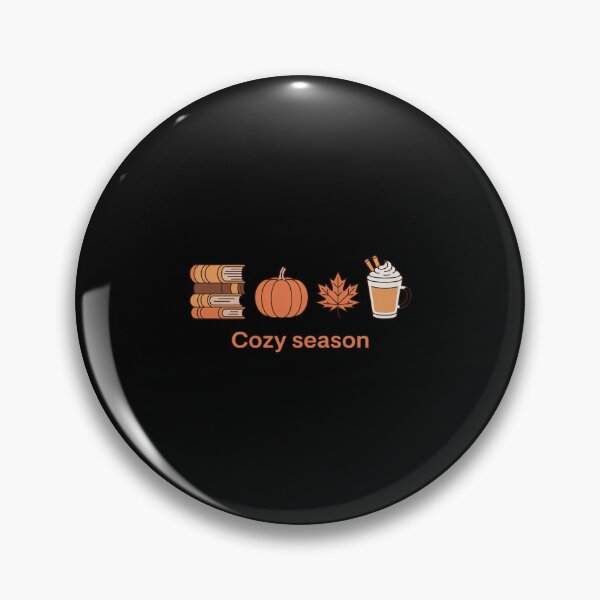 Item preview, Cozy Season Fall Autumn Pumpkin Coffee Leaf Books designed and sold by ToggleBet.