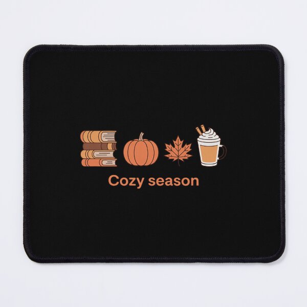 Item preview, Cozy Season Fall Autumn Pumpkin Coffee Leaf Books designed and sold by ToggleBet.