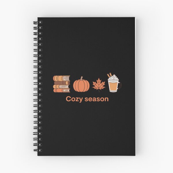 Item preview, Cozy Season Fall Autumn Pumpkin Coffee Leaf Books designed and sold by ToggleBet.