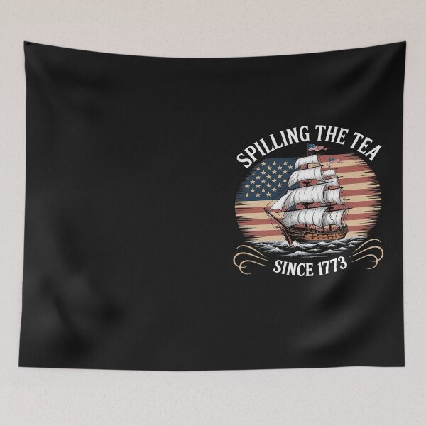 Item preview, Spilling The Tea Since 1773 History Teacher 4th Of July designed and sold by Hofersofer.