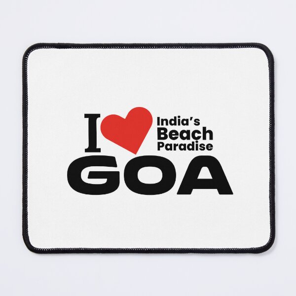 Item preview, I ❤️ Goa – India’s Beach Paradise Travel Sticker for Beach Lovers & Tourists designed and sold by saan-creatives.