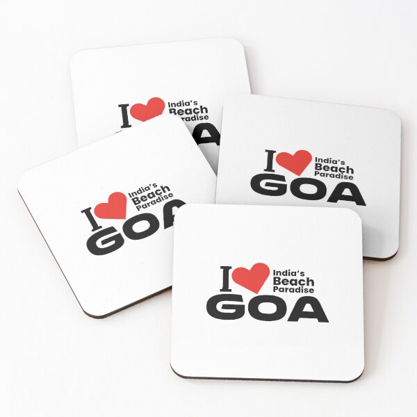 Item preview, I ❤️ Goa – India’s Beach Paradise Travel Sticker for Beach Lovers & Tourists designed and sold by saan-creatives.