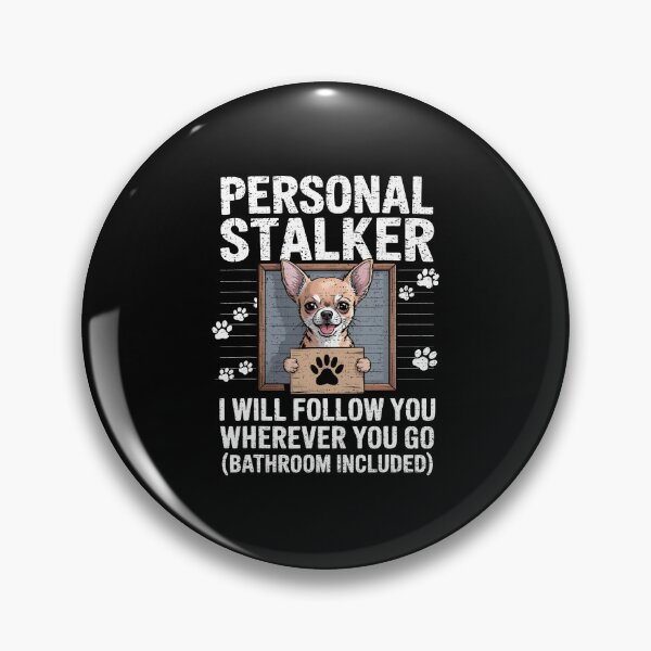Item preview, Personal Stalker Chihuahua Dog Arrested Jail Photo Funny designed and sold by KristyCharleen.